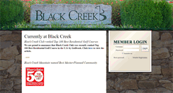 Desktop Screenshot of blackcreekclub.com